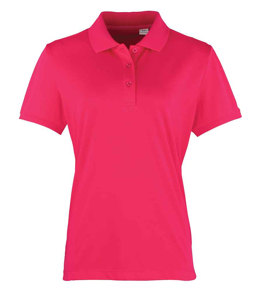 Premier Lds Coolchecker Pique Polo
