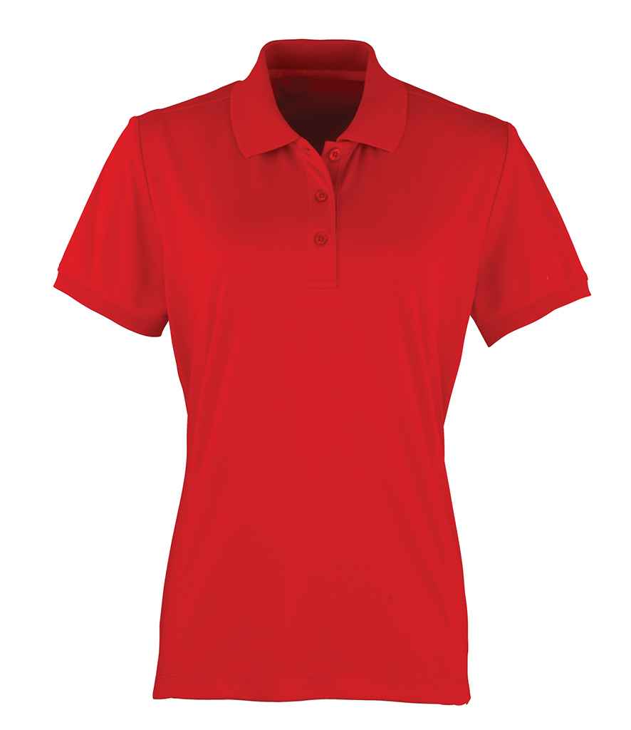Premier Lds Coolchecker Pique Polo