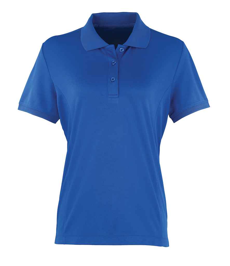 Premier Lds Coolchecker Pique Polo