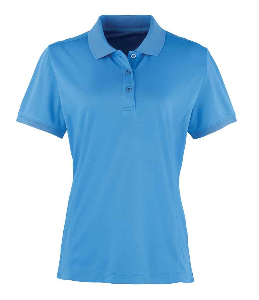 Premier Lds Coolchecker Pique Polo