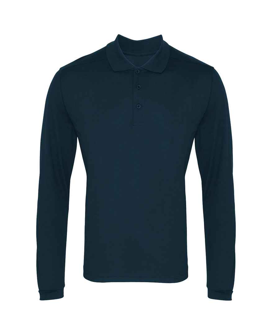 Premier L/S Coolchecker Pique Polo