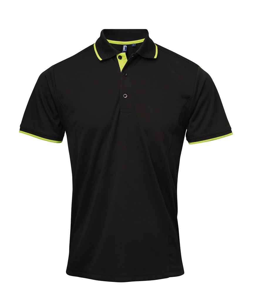 Premier Contrast Coolchecker Polo