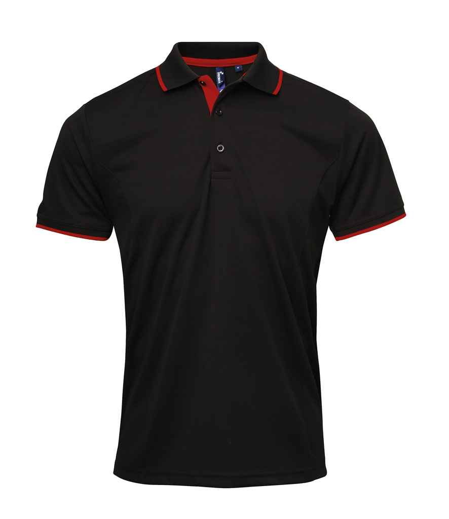 Premier Contrast Coolchecker Polo