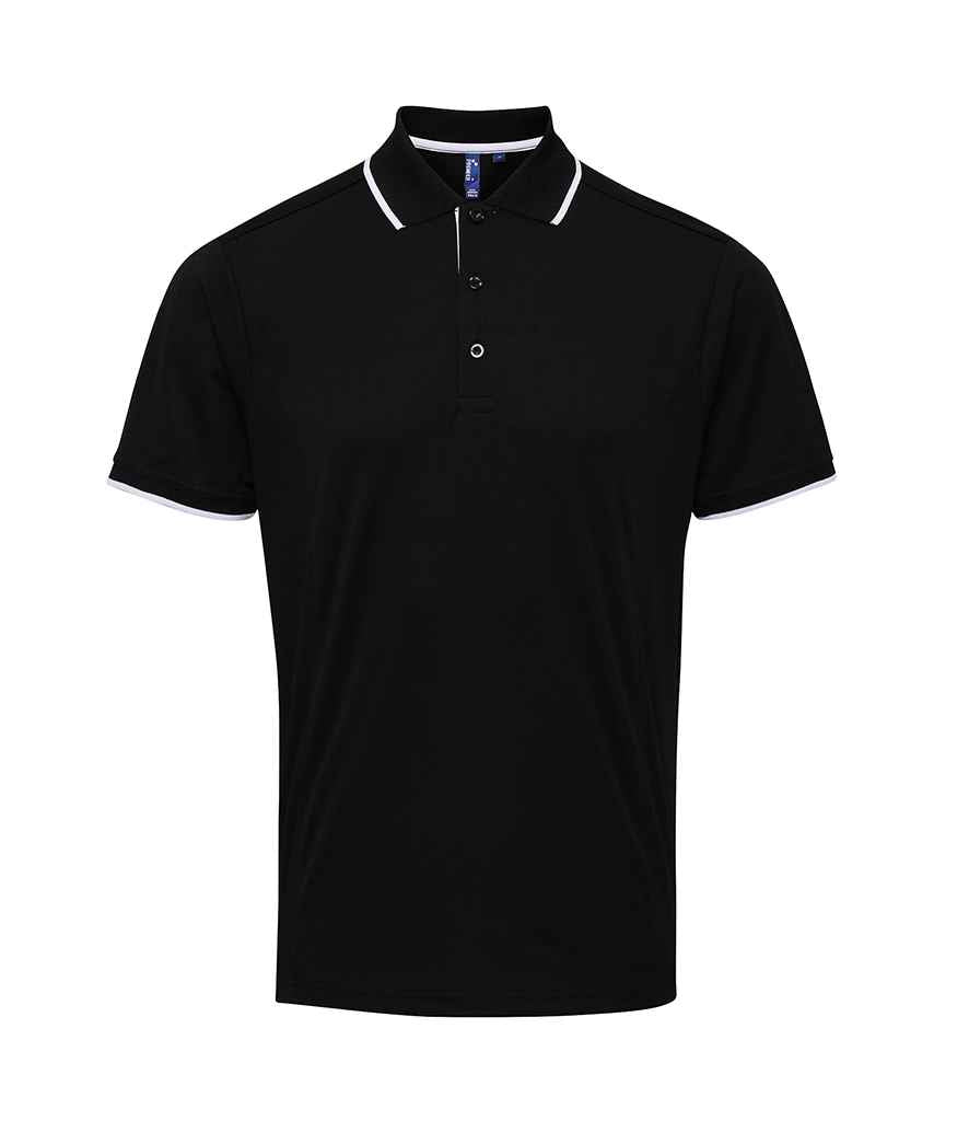 Premier Contrast Coolchecker Polo