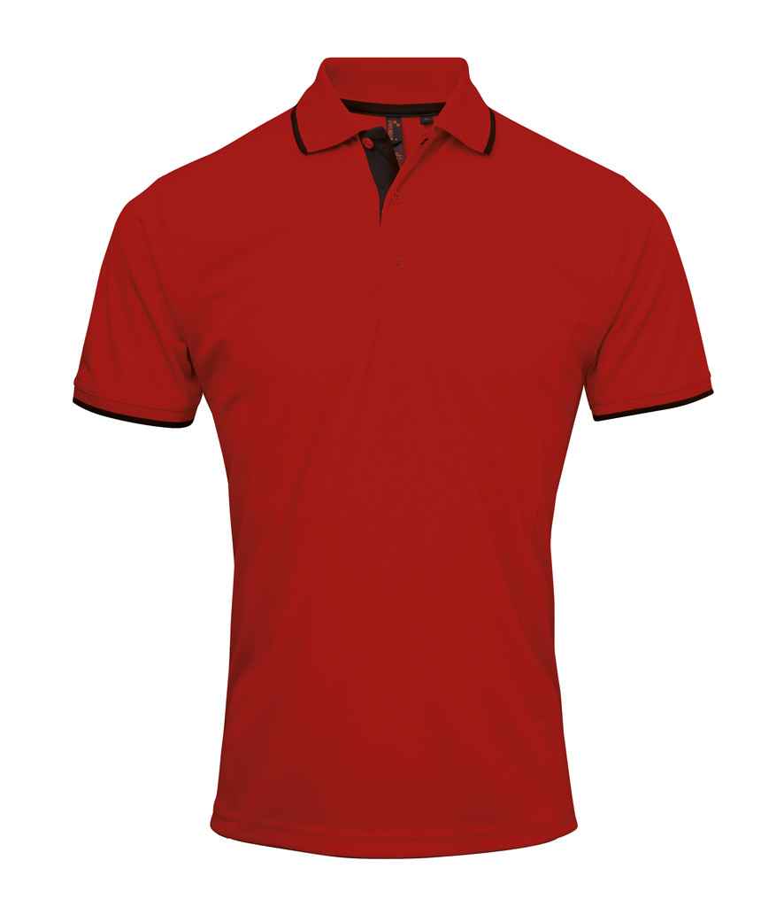 Premier Contrast Coolchecker Polo
