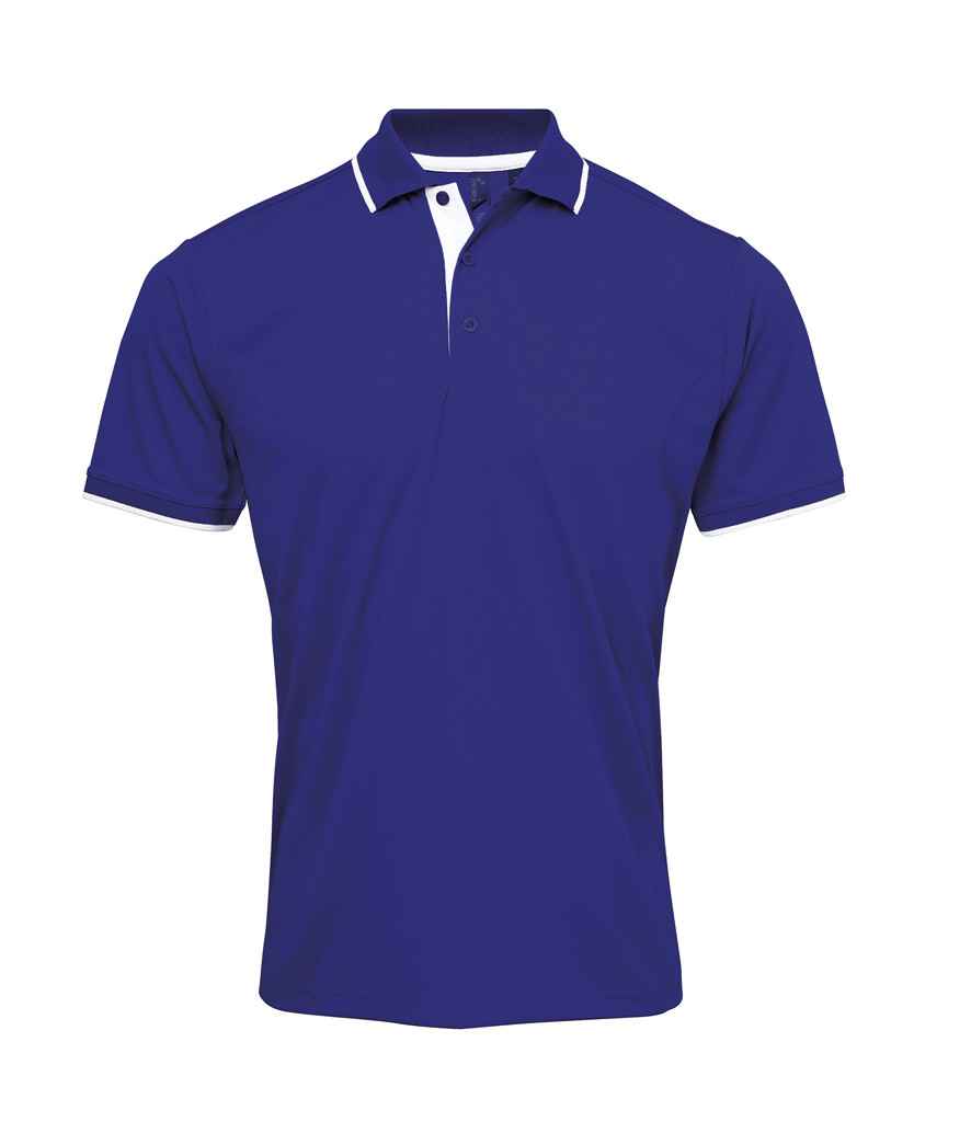 Premier Contrast Coolchecker Polo