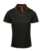 Premier Lds Contrast Cool. Polo