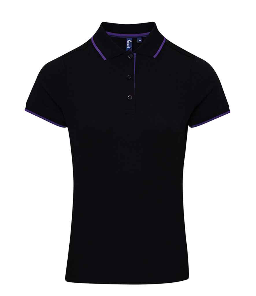 Premier Lds Contrast Cool. Polo