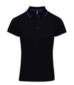 Premier Lds Contrast Cool. Polo