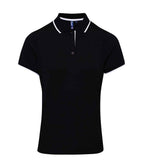 Premier Lds Contrast Cool. Polo