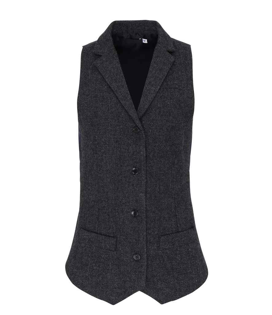 Premier Lds Herringbone Waistcoat