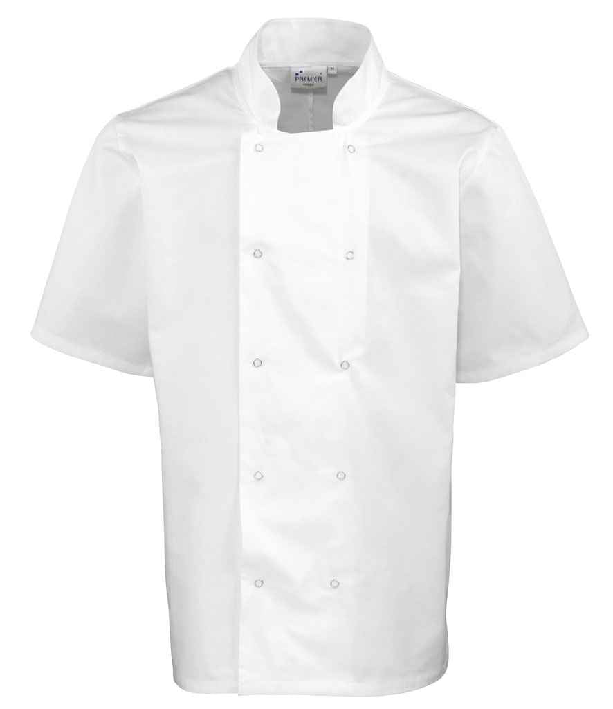 Premier Studded S/S Chefs Jkt