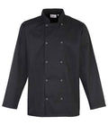 Premier L/S Stud Front Chefs Jkt