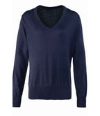 Premier Lds Knit. V Nk Sweater