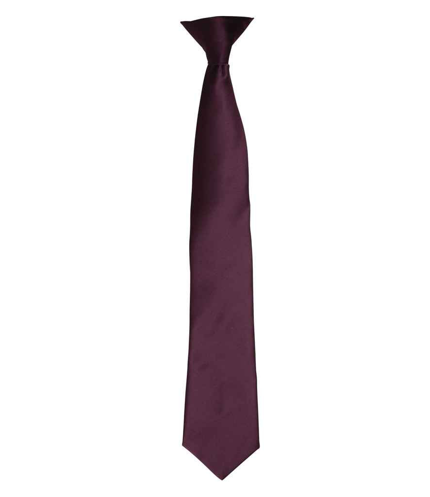 Premier Colours Satin Clip Tie