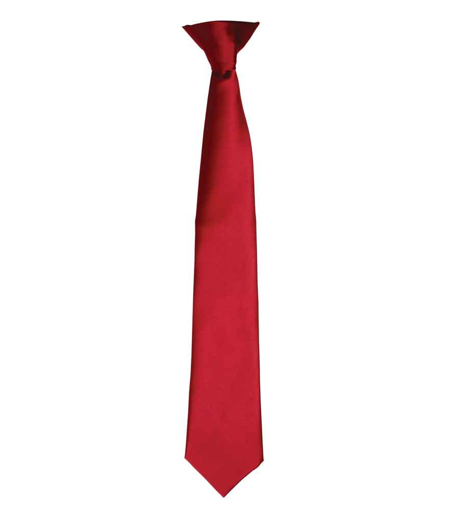 Premier Colours Satin Clip Tie