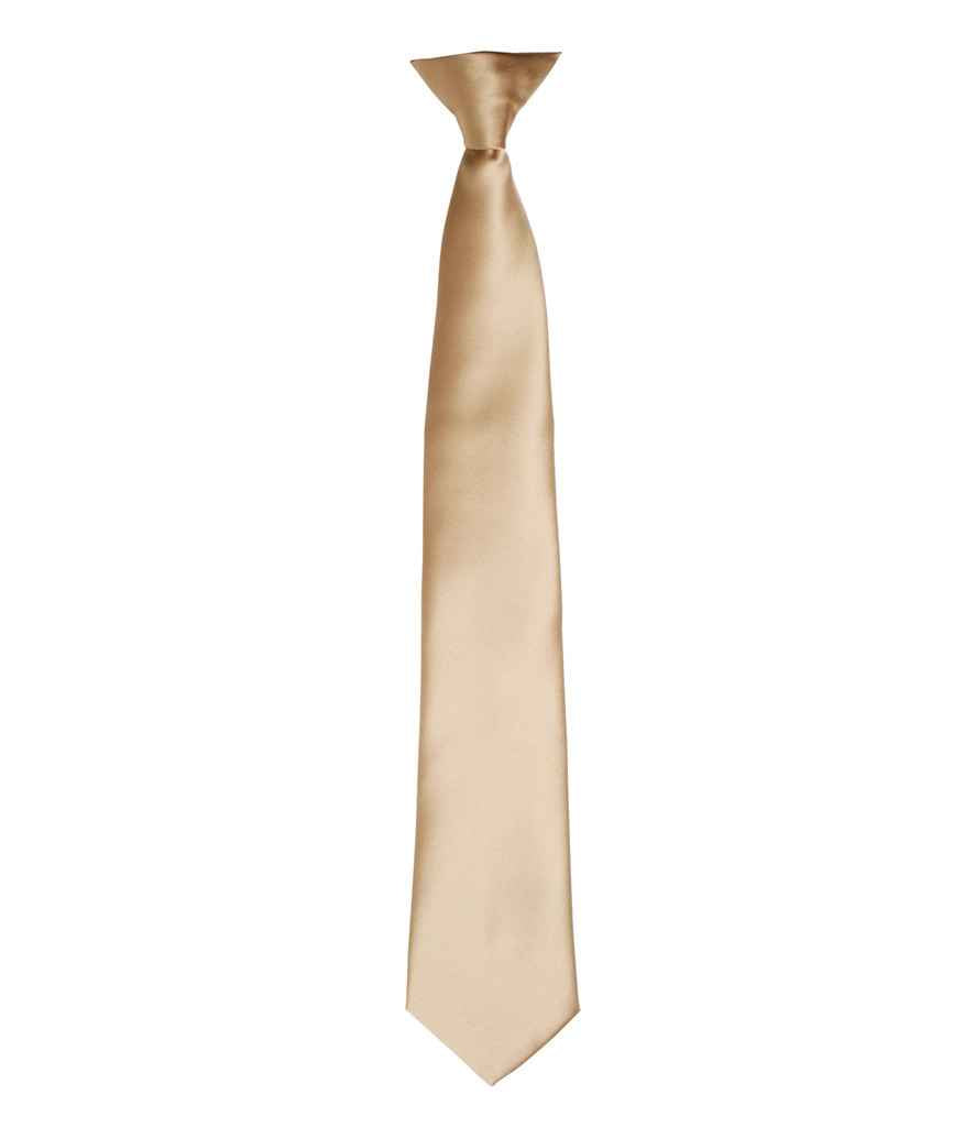 Premier Colours Satin Clip Tie