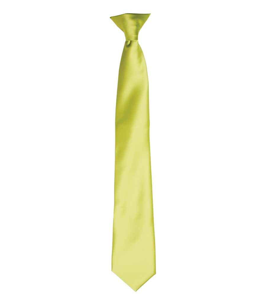 Premier Colours Satin Clip Tie