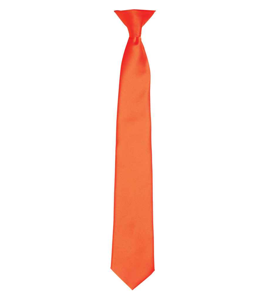 Premier Colours Satin Clip Tie