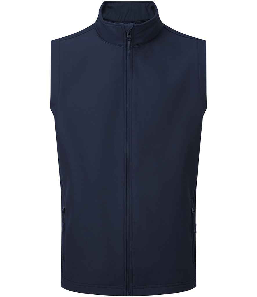 Premier W/checker Recyc. Softshell Gilet