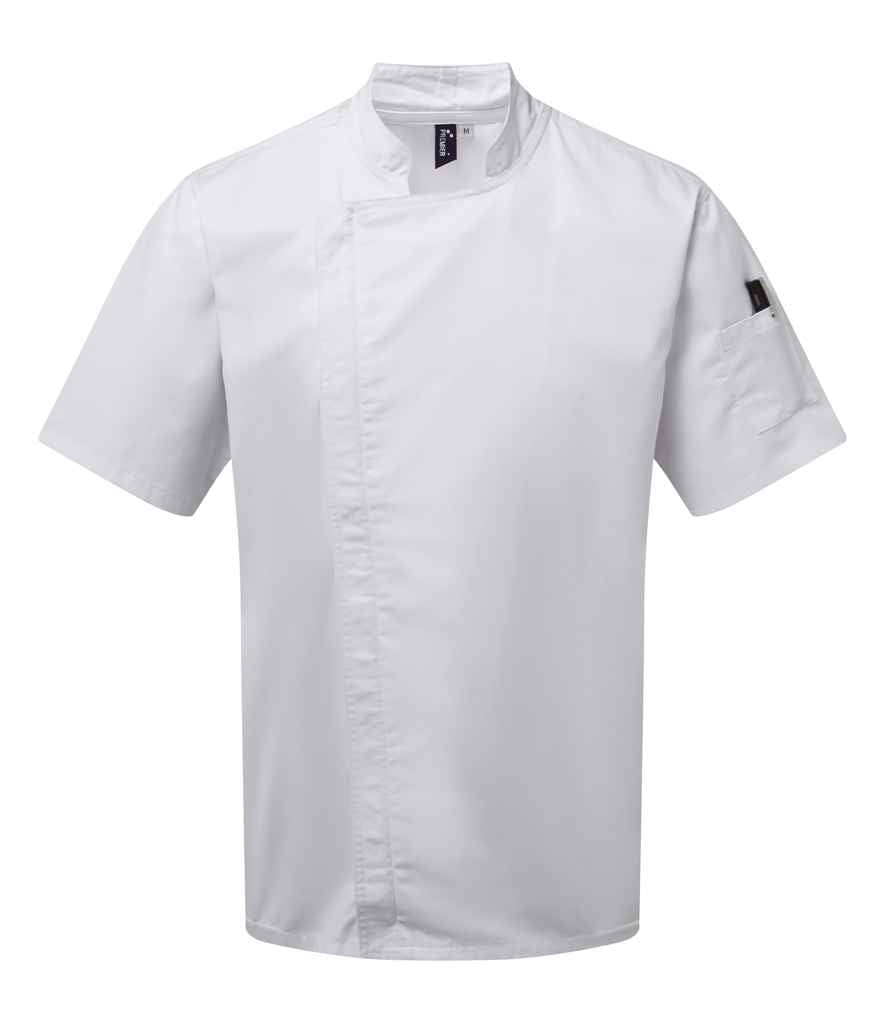 Premier S/S Zipped Chefs Jkt