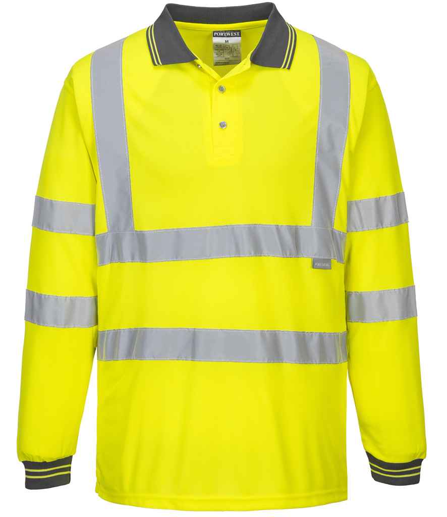 Portwest Hi-Vis L/S Polo