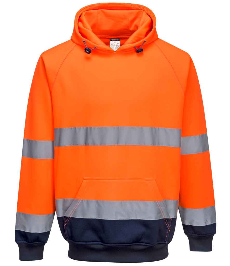 Portwest Hi-Vis 2-Tone Hooded Sweat
