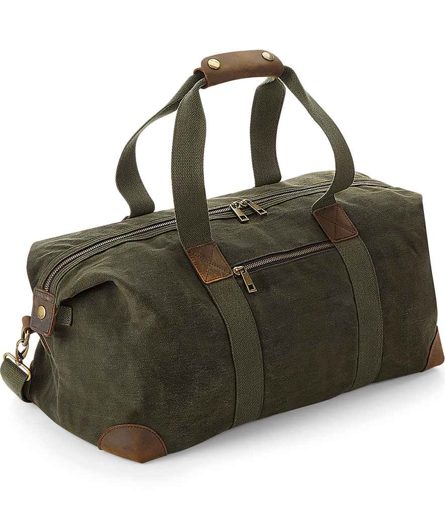 Quadra Herit. Wax. Canvas Holdall