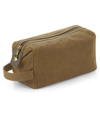 Quadra Herit. Wax. Canvas Wash Bag