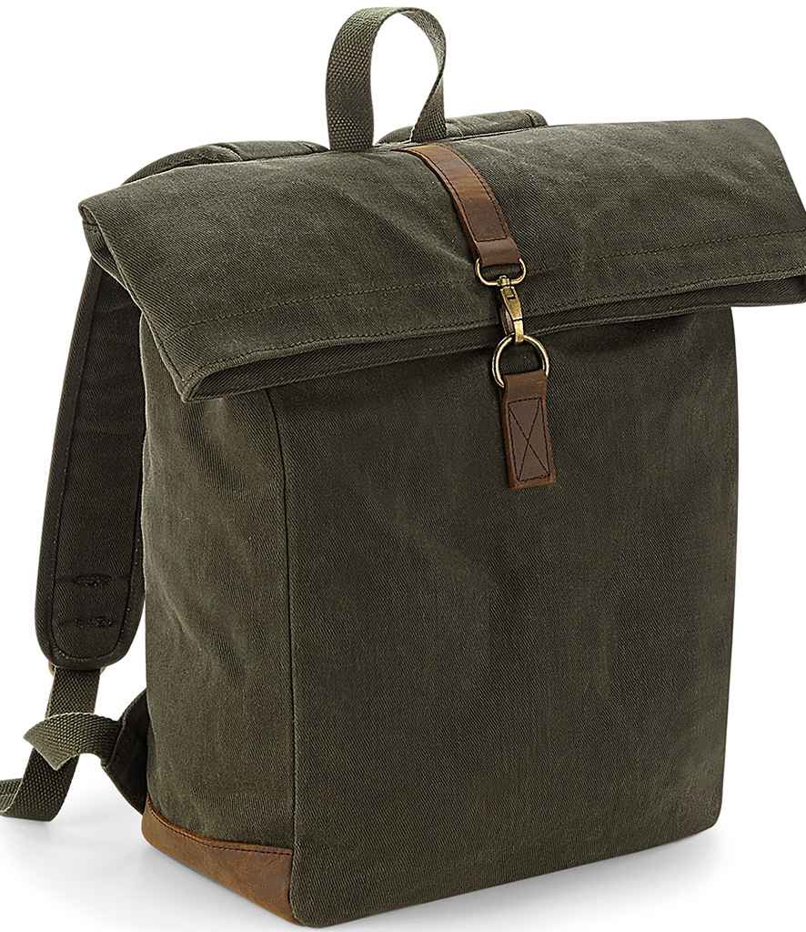 Quadra Herit. Wax. Canvas Backpack