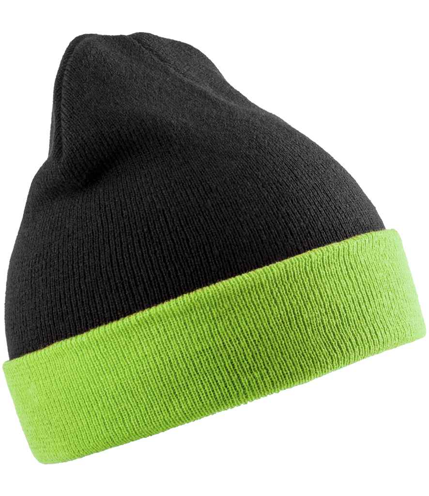 Res. Recycled Black Compass Beanie