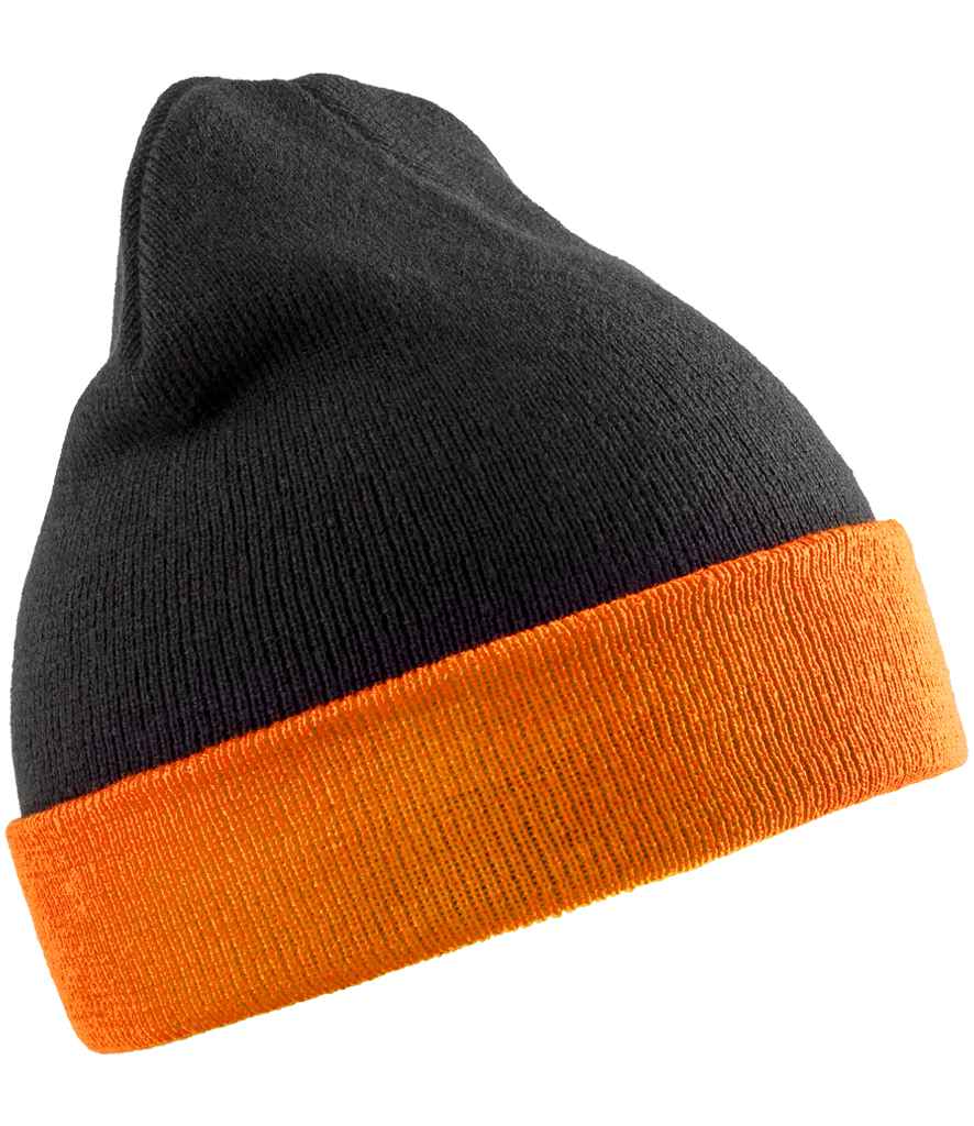 Res. Recycled Black Compass Beanie