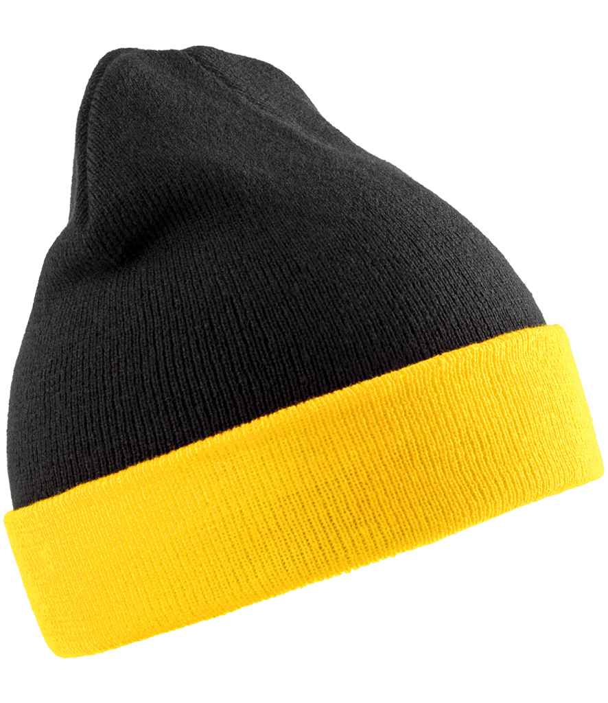 Res. Recycled Black Compass Beanie