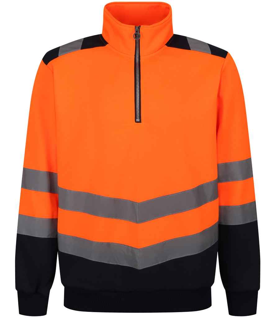Reg. High Vis. Pro 1/4 Zip Sweat Top