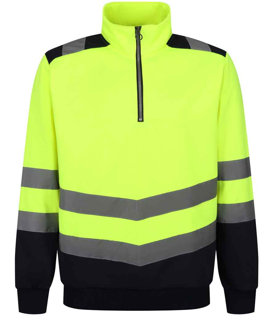 Reg. High Vis. Pro 1/4 Zip Sweat Top