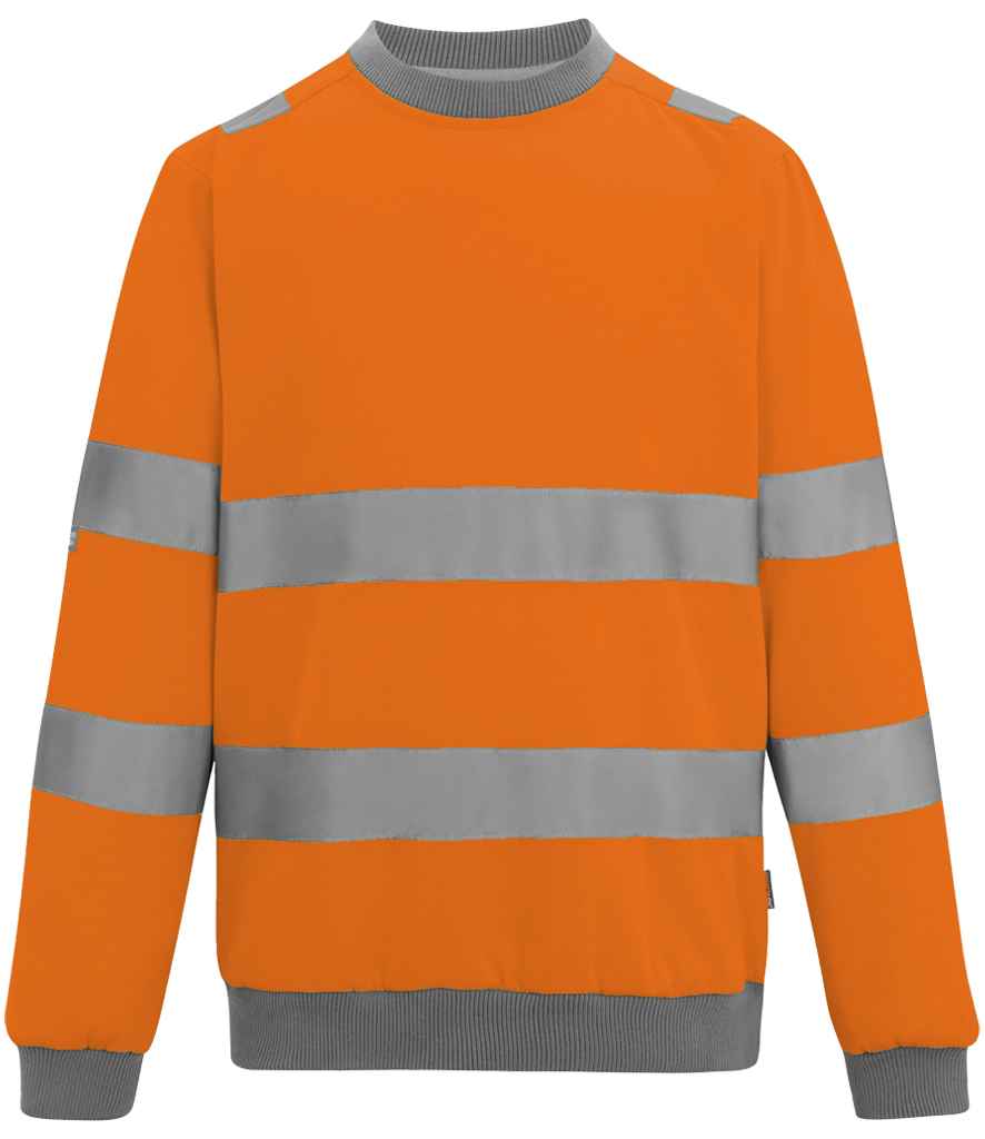 Reg. High Vis. Pro Contract C/Neck Swt.
