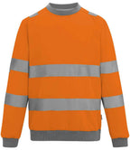 Reg. High Vis. Pro Contract C/Neck Swt.