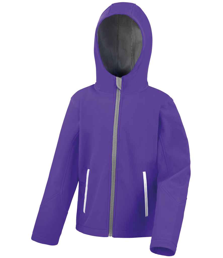 Result Core Kids TX Perf Hooded Softshell Jkt