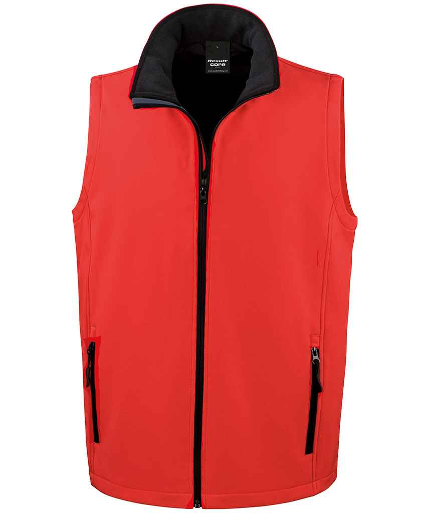 Result Core Printable Softshell Bodywarmer