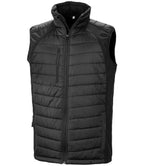 Res. Recycled Black Compass Gilet