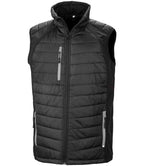 Res. Recycled Black Compass Gilet