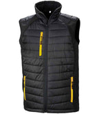 Res. Recycled Black Compass Gilet