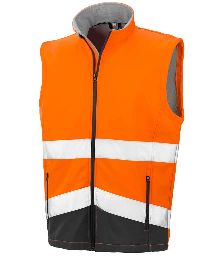 Result Safe-Guard Print. Safety S/Shell Gilet