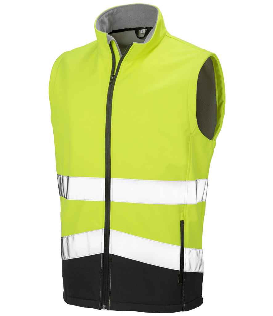 Result Safe-Guard Print. Safety S/Shell Gilet