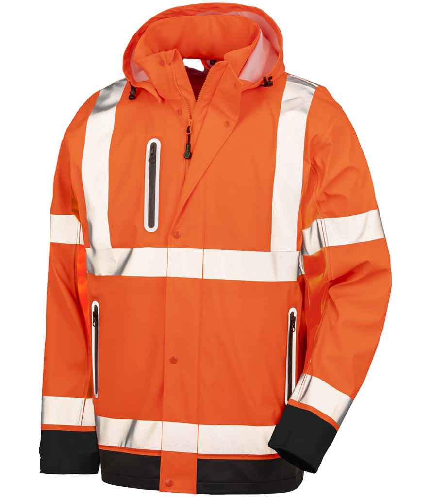 Res. Recycled Heavy Duty Prism PU Safe Dry Jkt.