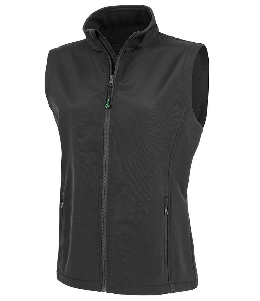 Res. Recycled Lds Printable Softshell B/W