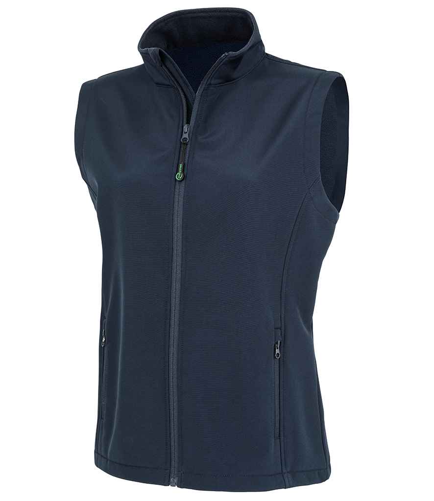 Res. Recycled Lds Printable Softshell B/W