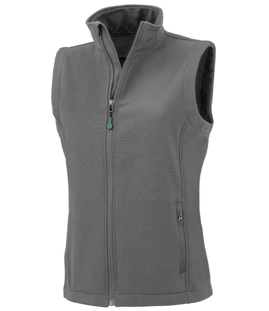 Res. Recycled Lds Printable Softshell B/W