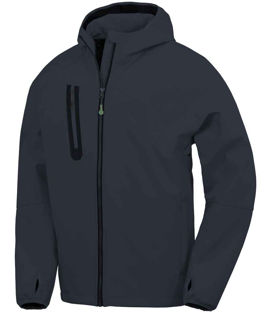 Res. Recycled 3-Layer Printable Hooded Softshell