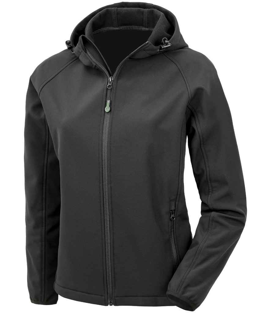 Res. Rcy Lds 3-Lyr. Printable Hooded Softshell